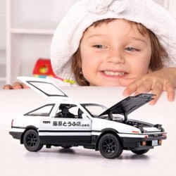 1/32 Toyota AE86 Initial D Model Car Zinc Alloy Pull Back Toy car with Sound and Light for Kids Boy Girl Gift(Black) $31.54 K...