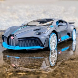 1/24 Bugatti Divo Model Car Alloy Diecast Pull Back Toy Vehicle with Light and Music Supercar Toys for Toddlers Kids Children...