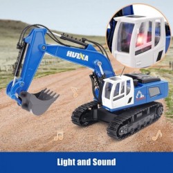 Remote Control Excavator Toys for Boys - Rc Excavators Metal Shovel for Kids Age 4-7 8 9 10 Year Old Birthday Gifts Ideas 1/1...