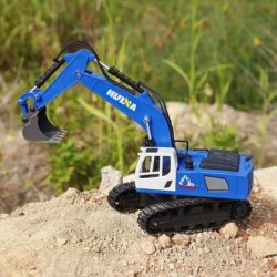 Remote Control Excavator Toys for Boys - Rc Excavators Metal Shovel for Kids Age 4-7 8 9 10 Year Old Birthday Gifts Ideas 1/1...