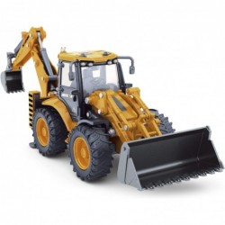 Die-cast Excavator Backhoe Front Loader Truck 1/50 Metal Engineering Vehicle Construction Tractor Model Collection Bulldozer ...