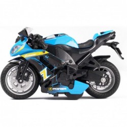 Motorcycle Toy with Light and Music Toys Motorcycle Diecast Models Toy Motorcycles for Boys Toy Motorcycle for Kids 3-9 (Blue...