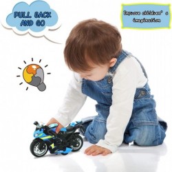 Motorcycle Toy with Light and Music Toys Motorcycle Diecast Models Toy Motorcycles for Boys Toy Motorcycle for Kids 3-9 (Blue...