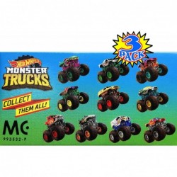 Monster Trucks Mini Mystery Trucks with Key Launcher (Assorted Series) Blind Box Gift Set Party Bundle - 3 Pack $26.98 Kids' ...