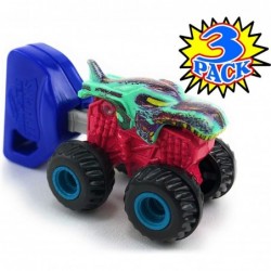 Monster Trucks Mini Mystery Trucks with Key Launcher (Assorted Series) Blind Box Gift Set Party Bundle - 3 Pack $26.98 Kids' ...