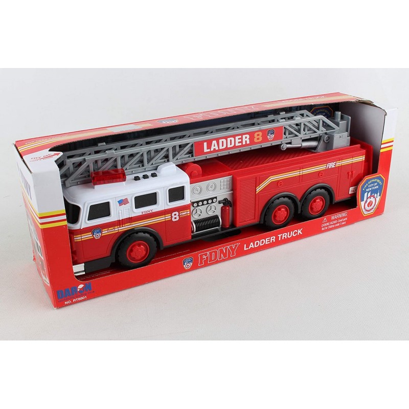 FDNY Ladder Truck with Lights and Sound $46.07 Kids' Play Trucks