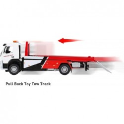 Metal Tow Truck Toys with Diecast Model Car Miniature Flatbed City Wrecker Trucks Toy for Boys 4-7 Years and Girls Pull Back ...