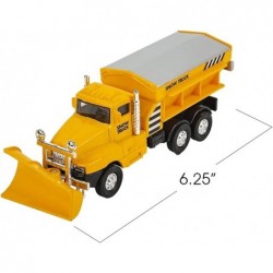 Pull Back Snow Plow Toys Set of 2 Diecast Metal Kids’ Pullback Toys Cool Car Toys for Boys and Girls Snowplow Trucks for Chil...