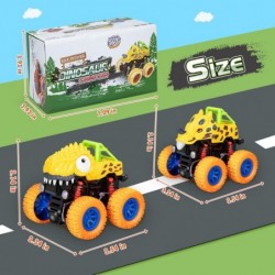 Dinosaur Truck Dinosaur Toys for Kids 3-5 Monster Truck Toys for 3 Year Old Boy 2Pcs Pull Back Dinosaur Cars Kids Toys Fricti...