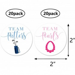 Golf Gender Reveal Stickers 40 2inch Team Pearls Or Putters Boy Or Girl Baby Shower Party Sticker Labels $20.05 Kids' Stickers