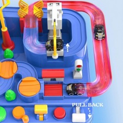 Toddler Toys for 3 4 5 Years Old Boys Girls Car Adventure Toys City Rescue with 4 Mini Cars Race Tracks car toys for Boys age...