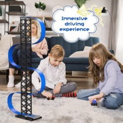 Kids Racing Toys - Magnetic Anti-Gravity Race Track Playset Car Adventure Toys with Mini Car DIY Assembly Educational Toy Veh...