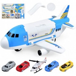 Transport Cargo Airplane Car Toy Play Set for 3+ Years Old Boys and Girls(Blue) $41.24 Toy Vehicle Playsets