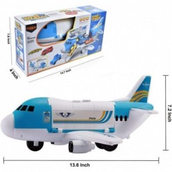 Transport Cargo Airplane Car Toy Play Set for 3+ Years Old Boys and Girls(Blue) $41.24 Toy Vehicle Playsets