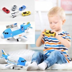 Transport Cargo Airplane Car Toy Play Set for 3+ Years Old Boys and Girls(Blue) $41.24 Toy Vehicle Playsets