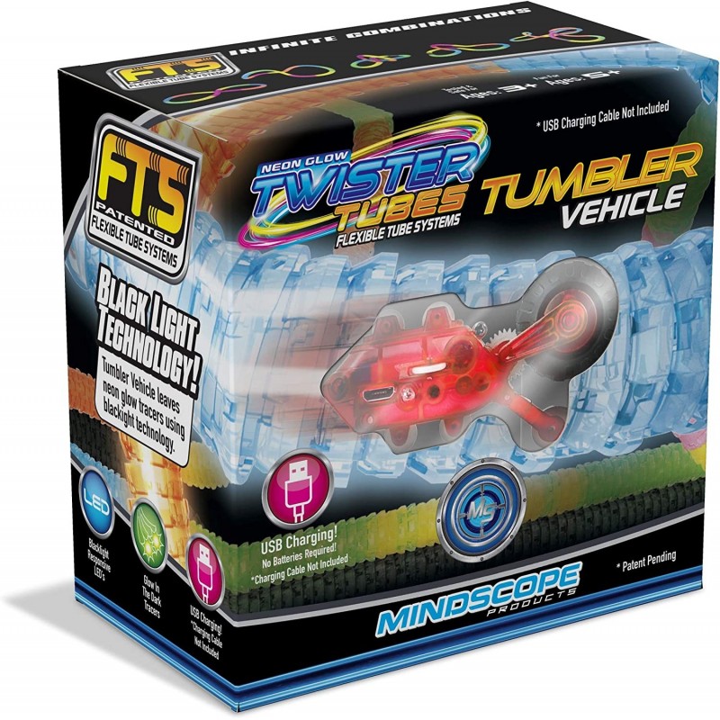 Twister Tubes Neon Glow in the Dark Add-on Rechargeable Car Tumbler Vehicle $23.79 Toy Vehicle Playsets