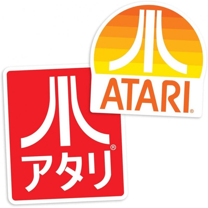 Atari Video Game Console Logos Collectible Stickers $17.26 Kids' Stickers