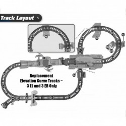 Replacement Parts for Thomas The Train - FJL40 ~ Thomas & Friends Trackmaster Dino Escape Train Track Set ~ Replacement Eleva...