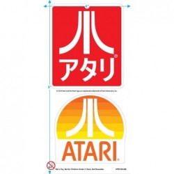 Atari Video Game Console Logos Collectible Stickers $17.26 Kids' Stickers