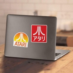 Atari Video Game Console Logos Collectible Stickers $17.26 Kids' Stickers