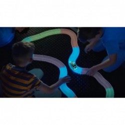 Twister Tracks Neon Glow in The Dark 221 Piece (11 feet) of Flexible Assembly Track Emergency Series $33.05 Toy Vehicle Playsets