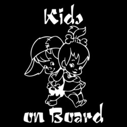 Car Stickers and Decalss Cartoon Kids on Board Reflective Car-Styling Vehicle Decals Sticker Decoration PET - White $13.10 Ki...