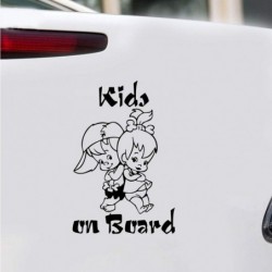 Car Stickers and Decalss Cartoon Kids on Board Reflective Car-Styling Vehicle Decals Sticker Decoration PET - White $13.10 Ki...