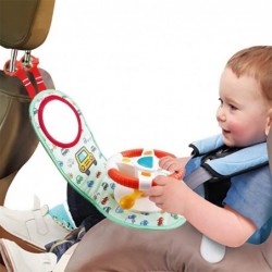 Car Seat Play Center Toy - Infant Car Seat Toy Steering Wheel for Toddler Car Seat Stroller Toy Baby Travel Companion Toy for...