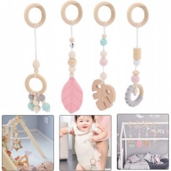 4pcs Wooden Hanging Toys Baby Play Gym Activity Set Organic Pendant Hanging Toy Sensory Toys Nursery Decorations $30.23 Baby ...