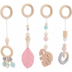 4pcs Wooden Hanging Toys Baby Play Gym Activity Set Organic Pendant Hanging Toy Sensory Toys Nursery Decorations $30.23 Baby ...