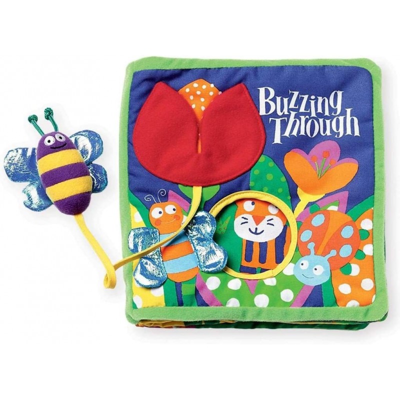 Soft Activity Book with Tethered Toy Buzzing Through $26.77 Baby Car Toys & Stroller Toys