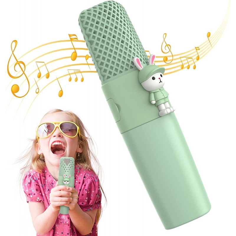 Microphone Kids Microphone Wireless Bluetooth Speaker Toys 4-15-Year-Old Girls Toy Machine Karaoke Kids Karaoke Microphone Ma...