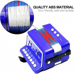 7 Keys 2 Bass Accordion Kids Accordion Toy Solo Ensemble Instrument Musical Educational Instrument for Early Childhood Teachi...