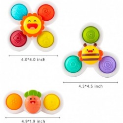 Suction Cup Spinner Toys Baby Toys Sensory Toys Bath Toys Dimple Toys Spinning Toy for Toddlers Eearly Education Toys Gifts f...