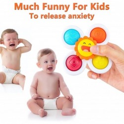 Suction Cup Spinner Toys Baby Toys Sensory Toys Bath Toys Dimple Toys Spinning Toy for Toddlers Eearly Education Toys Gifts f...