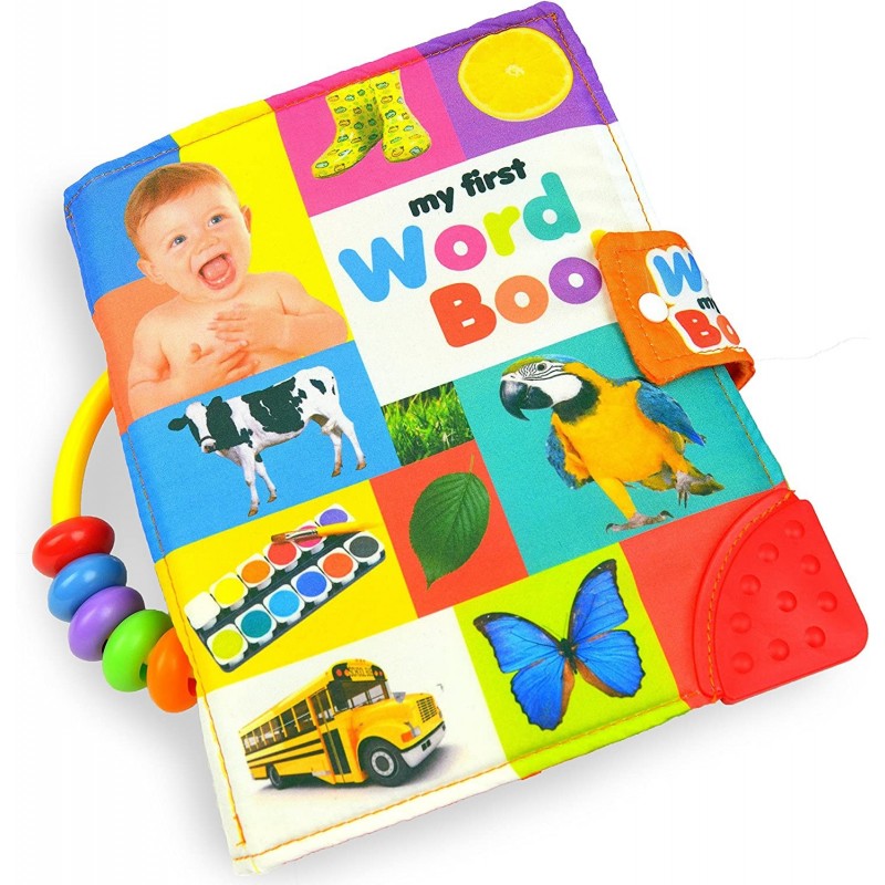 Soft Activity Book My First Word Book Best Cloth Book Baby Encyclopedia Holds up in The wash $26.33 Baby Rattles & Plush Rings