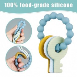 Silicone Teething Toys for Baby 3+ Months Choking-Proof Design 100% Food-Grade Silicone Infant to Toddler Teether Essential S...