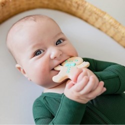 All Silicone Holiday Tree & Gingerbread Man Cookie Teether – 2 Pack 3+ Months $17.43 Baby Teether Toys