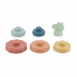 – Silicone Stacking & Teething Toy Features 6 Stacking Rings Made of Food Grade Silicone Each Ring is Numbered and Includes M...