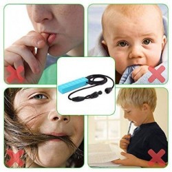 Ecklace and Pencil Topper for Kids Teething Silicone Chewing Necklace Chewing Biting(4 Pieces) $17.65 Baby Teether Toys