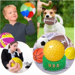 Ball for Kids Toddlers Sports Toys for 3 4 5 6 Years Old Boys Girls Party Favors Inflatable Bouncy Soccer Basketball Tennis F...