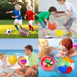 Ball for Kids Toddlers Sports Toys for 3 4 5 6 Years Old Boys Girls Party Favors Inflatable Bouncy Soccer Basketball Tennis F...