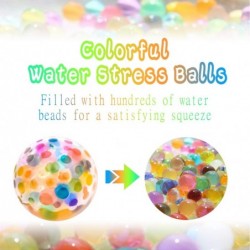 Stress Balls for Kids and Adults (4 PCS) Squishy Balls with Water Bead Squeeze Ball to Relax Focus Decompress Anxiety Relief ...