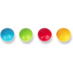 Super Durable Replacement Balls for Pound a Ball Assortment of 4 Different Colored 1.75" Diameter Plastic Balls That Fit Most...