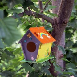 DIY Bird House Kit for Kids Build Your Own Bird House Kit for Children Includes 4 Large Unfinished Birdhouses to Paint and Bu...