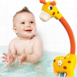 Giraffe Electric Spray Water Squirt Sprinkler Baby Bath Toys Bathtub Shower Pool Bathroom Toy for Infants Babies 6-12 Months ...