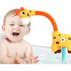 Giraffe Electric Spray Water Squirt Sprinkler Baby Bath Toys Bathtub Shower Pool Bathroom Toy for Infants Babies 6-12 Months ...