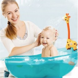 Giraffe Electric Spray Water Squirt Sprinkler Baby Bath Toys Bathtub Shower Pool Bathroom Toy for Infants Babies 6-12 Months ...