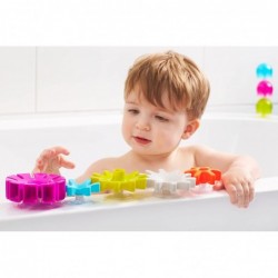 COGS Toddler Sensory Bath Tub Water Gear Toy Set for Kids Aged 12 Months and Up Pink (Pack of 5) $16.85 Bathtub Toys