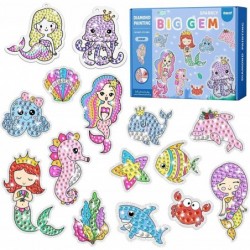 Big Gem Diamond Painting Stickers Arts and Crafts Kit for Kids Ages 8-12 Magical Stickers and Suncatchers Craft Kits Supplies...